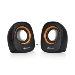 Kisonli V360 Wired USB Multimedia Computer System Speaker - Orange