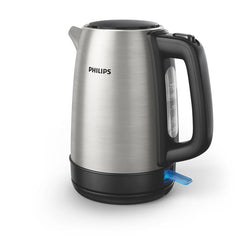 Philips Daily Collection Metal Kettle – Spring Lid with Light Indicator | HD9350