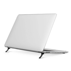 WiWU Ishield Stand Case For Macbook 16.2" Pro - Transparent | WU-ISHIELD-16.2-PRO