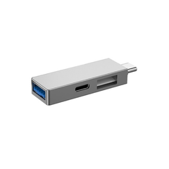 WIWU T02 Pro Type C Hub- Gray | T02 Pro