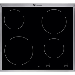 Electrolux built-in ceramic hob with 4 burners | EHF6240XOK