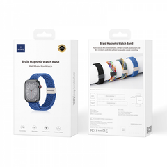 WIWU 38/40/41 Nylon Braided Magnetic Watch Band Wi-WB004 -Blue | WB004-BL