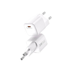 WIWU Wi-U006 30W PD fast Charger/ EU Plug White | WI-U006-WT