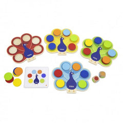 Viga Wooden Peacock Colour Matching Game | 44660