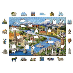 Puzzle W RS: World Landmarks L 505 | 4767111