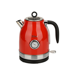 Zilan 1.7L Electric Cordless Retro Kettle - Red | ZLN7033