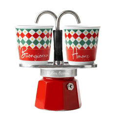 Bialetti Mini Express Damier Set 2 Cups | 0007405