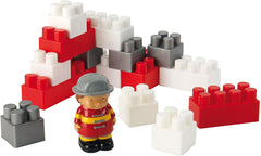 Ecoiffier Abrick Fire Truck with Firefighter and Blocks | 001485