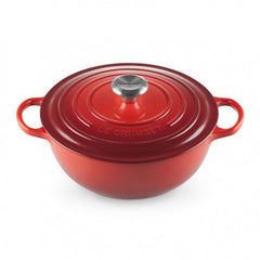 Le Creuset Evo Muffler, Black Interior 32cm Cherry | 0024147294986