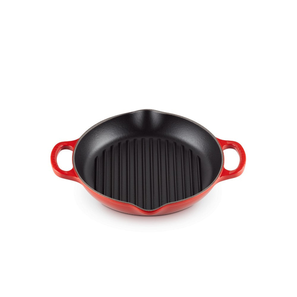 Le Creuset Grill Round Deep Evo 25cm Cherry | 0024147307167