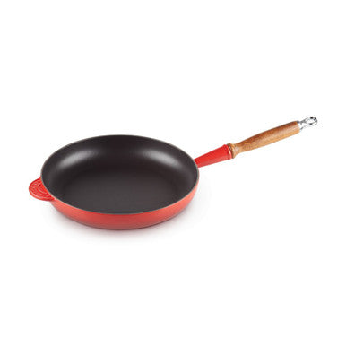 Le Creuset Frying Pan  Evo Wood. 28cm Cherry | 0024147324409