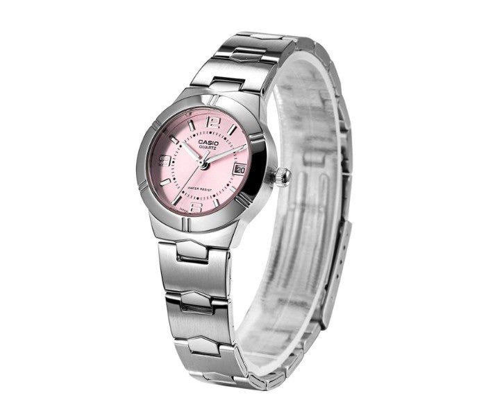 Casio Women 3-Hand Watch - Pink / Silver | LTP-1241D-4ADF
