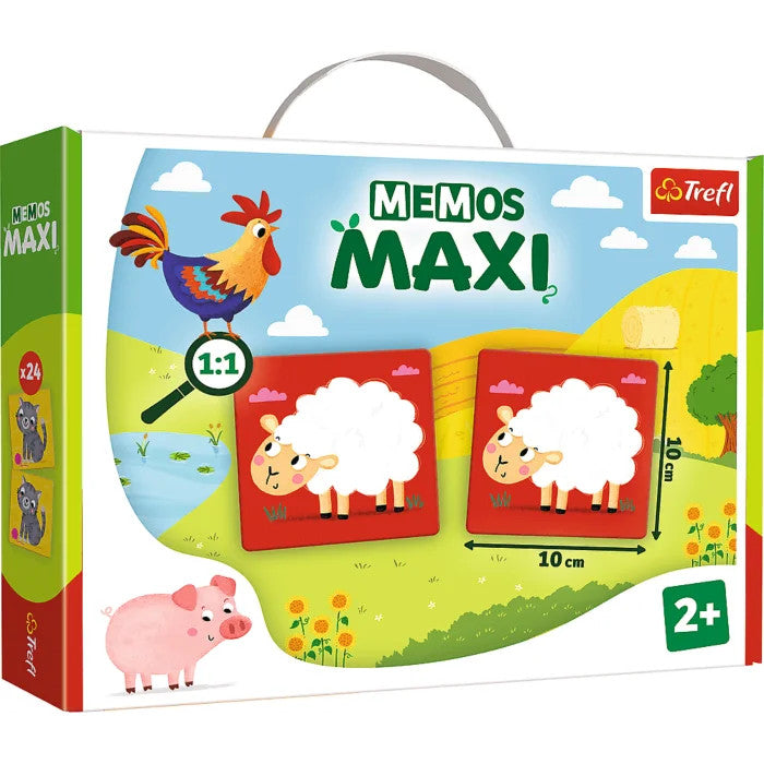 Trefl Memos Maxi “Zwierzęta na farmie” Memory Game | 02266