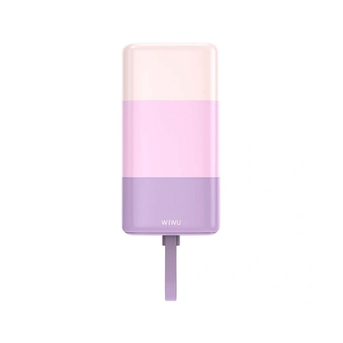 WIWU Colorful Serie Power Bank 10000mAh (Purple), Wi-P015PR