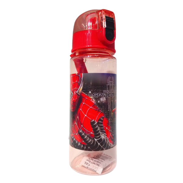 Spider-Man-Themed Flip-Top Water Bottle 550ml Red | SH-2013L
