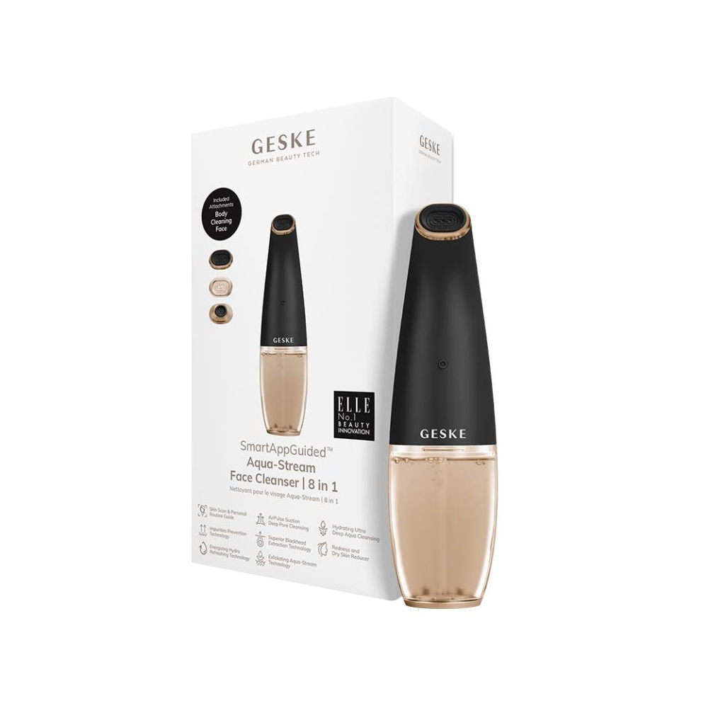 Geske 8 in 1 Aqua Stream Cleanset  - Black | GESGK000061BK01