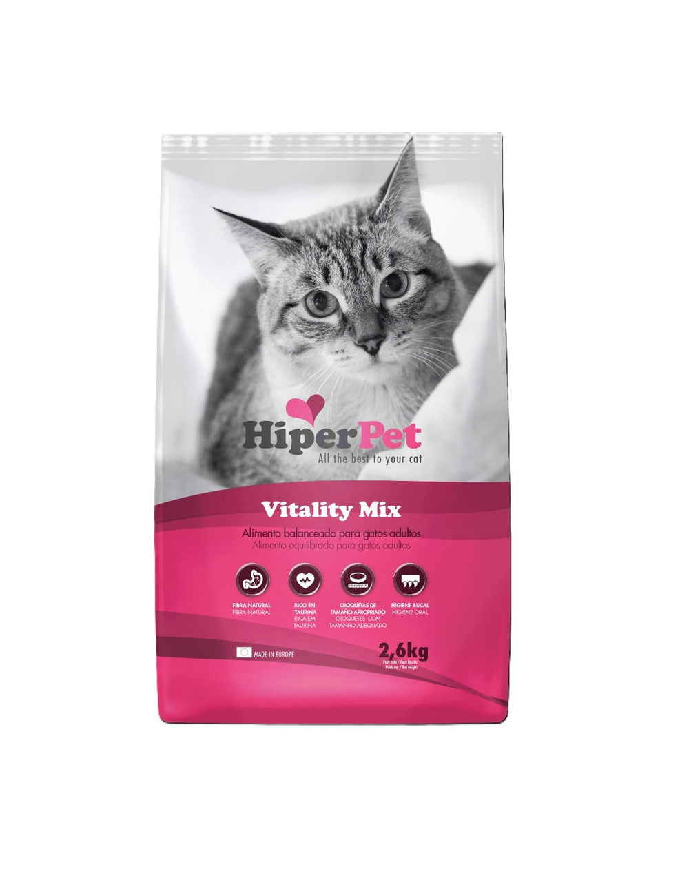 Hiperpet Vitality Cat Mix 2.6Kg