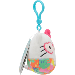 Squishmallows 3.5" Clip-On Summertime Hello Kitty Plush | SQSN00595