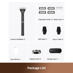 Dreame Swift Blade Shaver & Trimmer (EUA) - Black