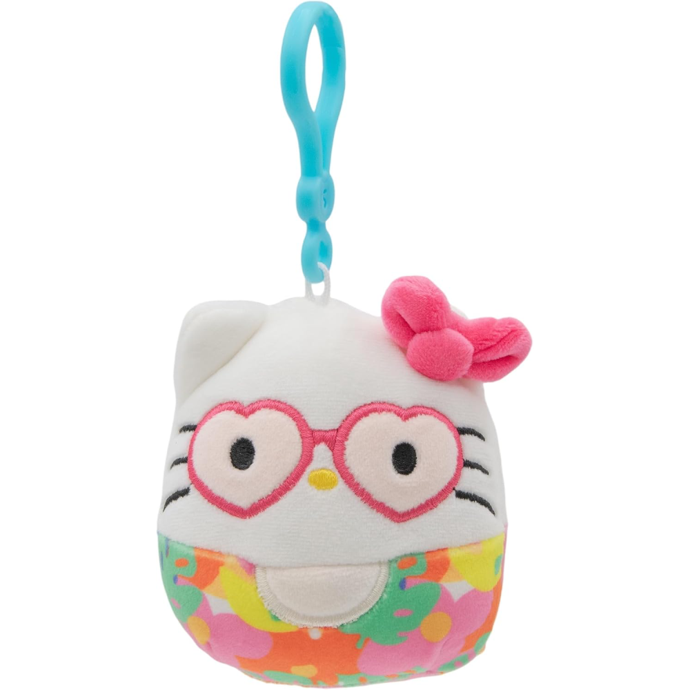 Squishmallows 3.5" Clip-On Summertime Hello Kitty Plush | SQSN00595