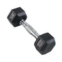 Hex Rubber Coated Dumbbell