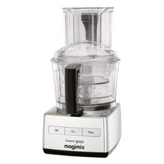 Magimix Compact 3200XL Food Processor, 650W - Chrome | MX3200CHXL