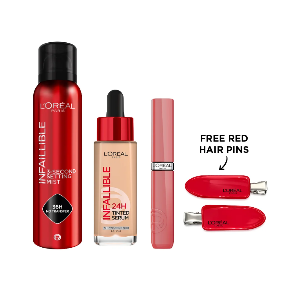 L’Oréal Paris Infaillible Setting The Look Bundle + Free Hair Pins
