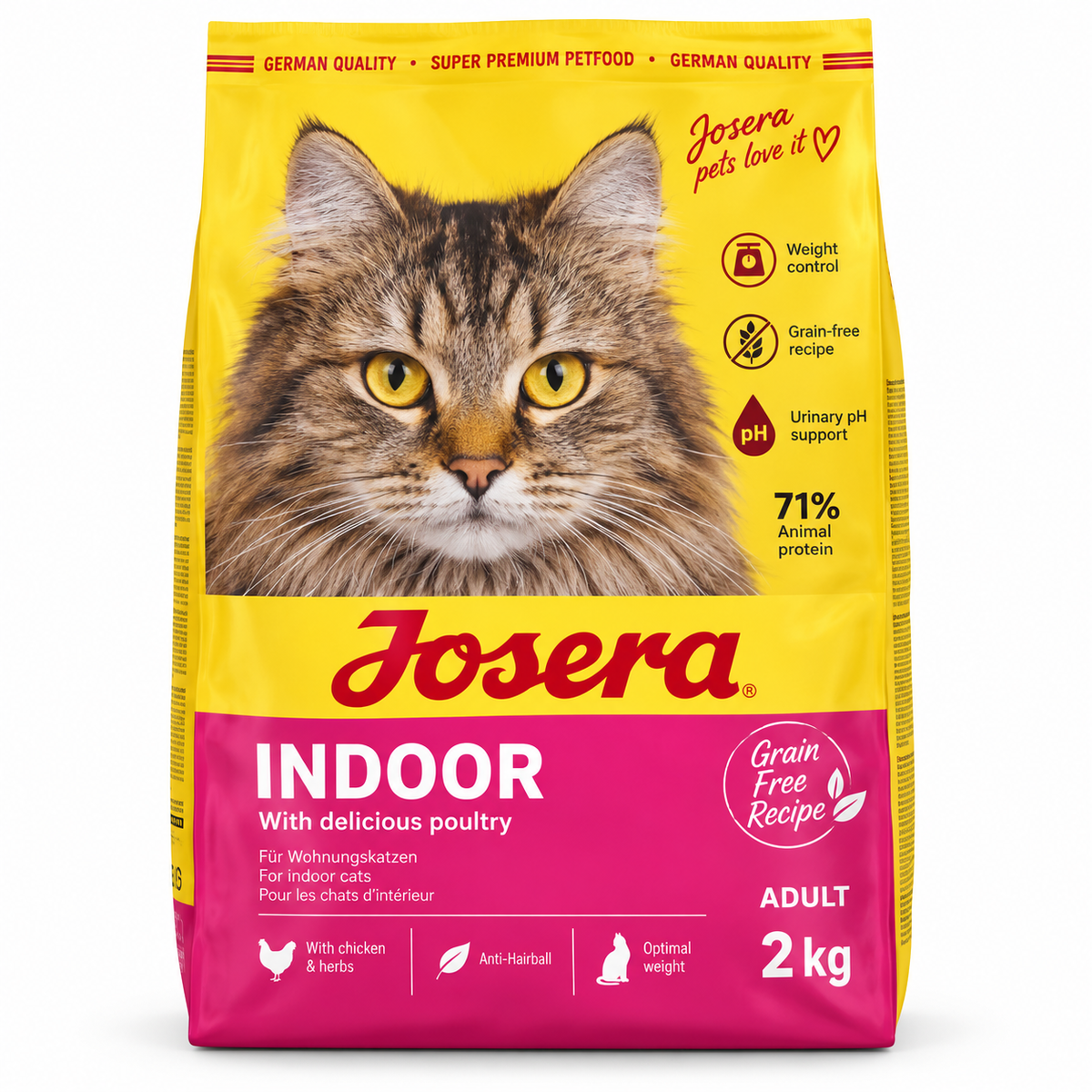 Josera Indoor Adult Dry Cat Food 2kg | 50015777