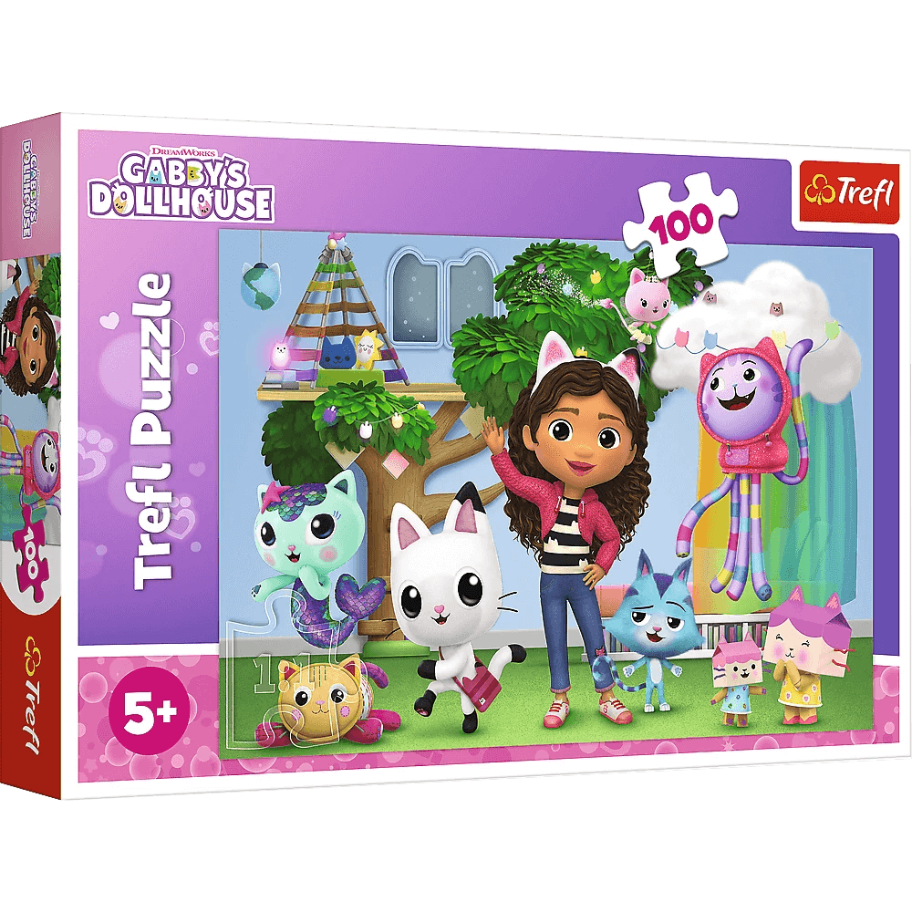 Trefl 100" Gabby’s Dollhouse" Puzzle | 16464