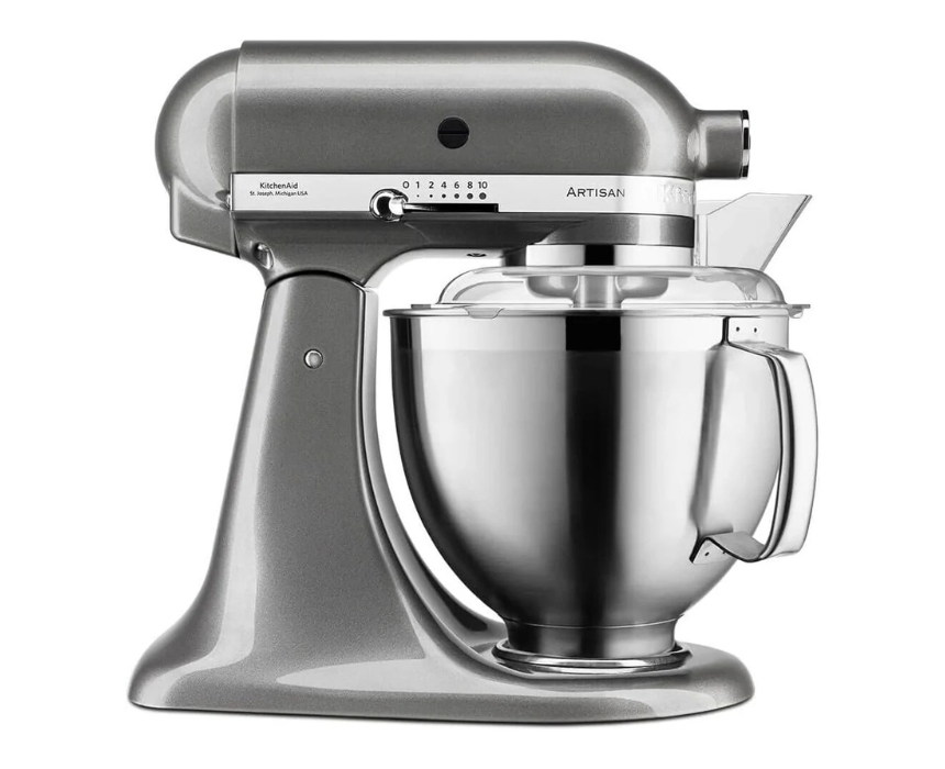 KitchenAid Artisan 4.8L Tilt-Head Stand Mixer Medallion Silver | 5KSM175PSEMS