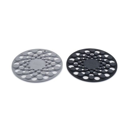 Joseph Joseph Spot-On™ Set of 2 Grey Silicone Trivets | 20174