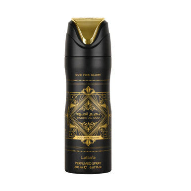 عطر لطافة بديع العود (عود وجلوري) بخاخ للجنسين - 200 مل