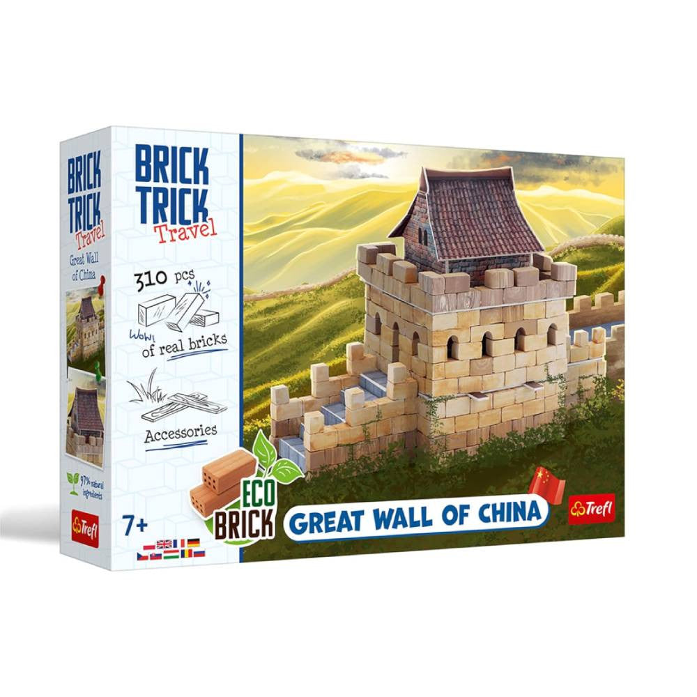 Trefl Brick Trick Travel Great Wall of China 310-Piece Building Set | 61609