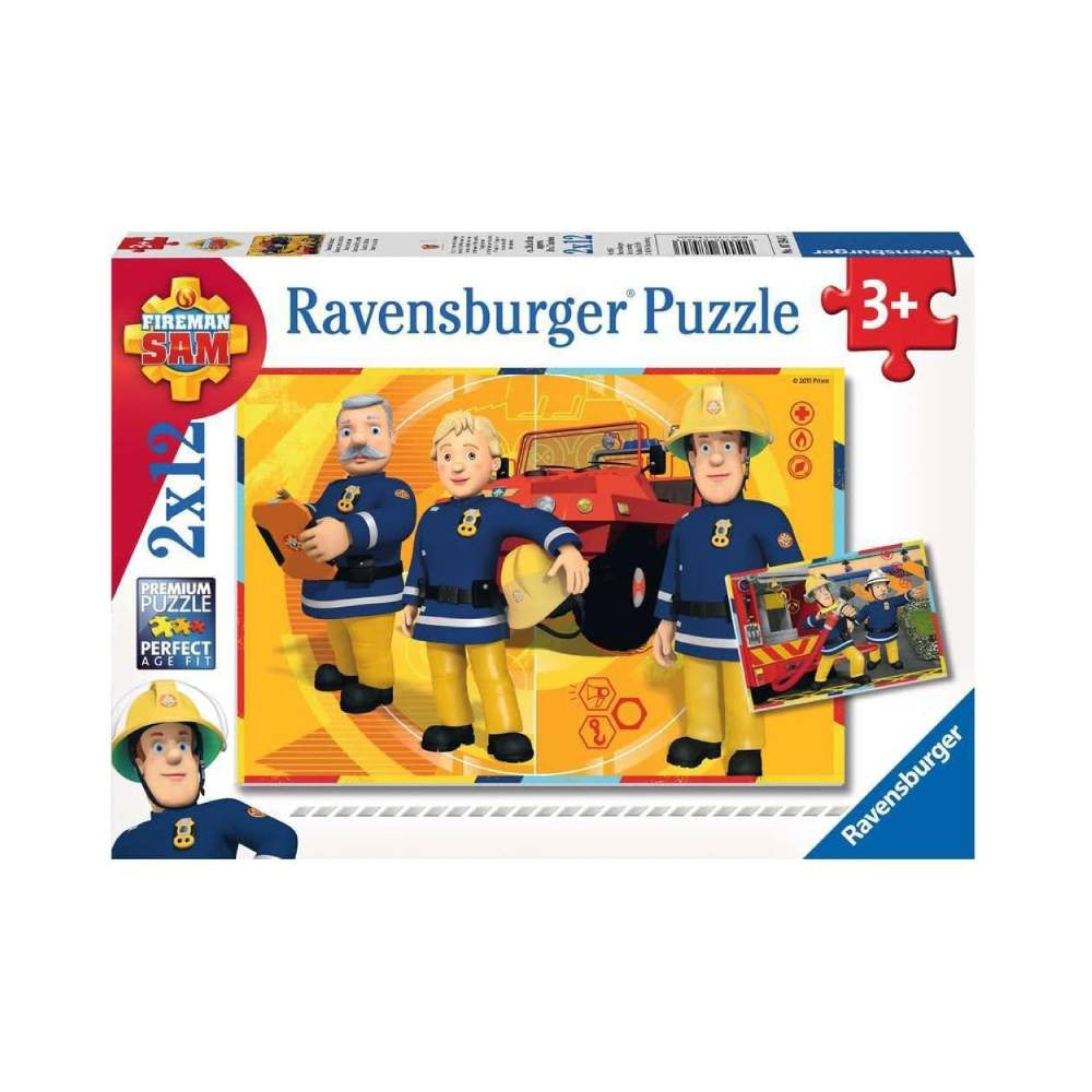 Ravensburger Sam in Action 2x12 Pieces Puzzle Set | RV07584-3