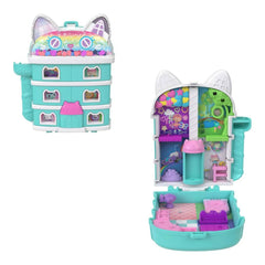 Polly Pocket مجموعة اللعب المدمجة بيت الدمى غابي | MTPPJFV02