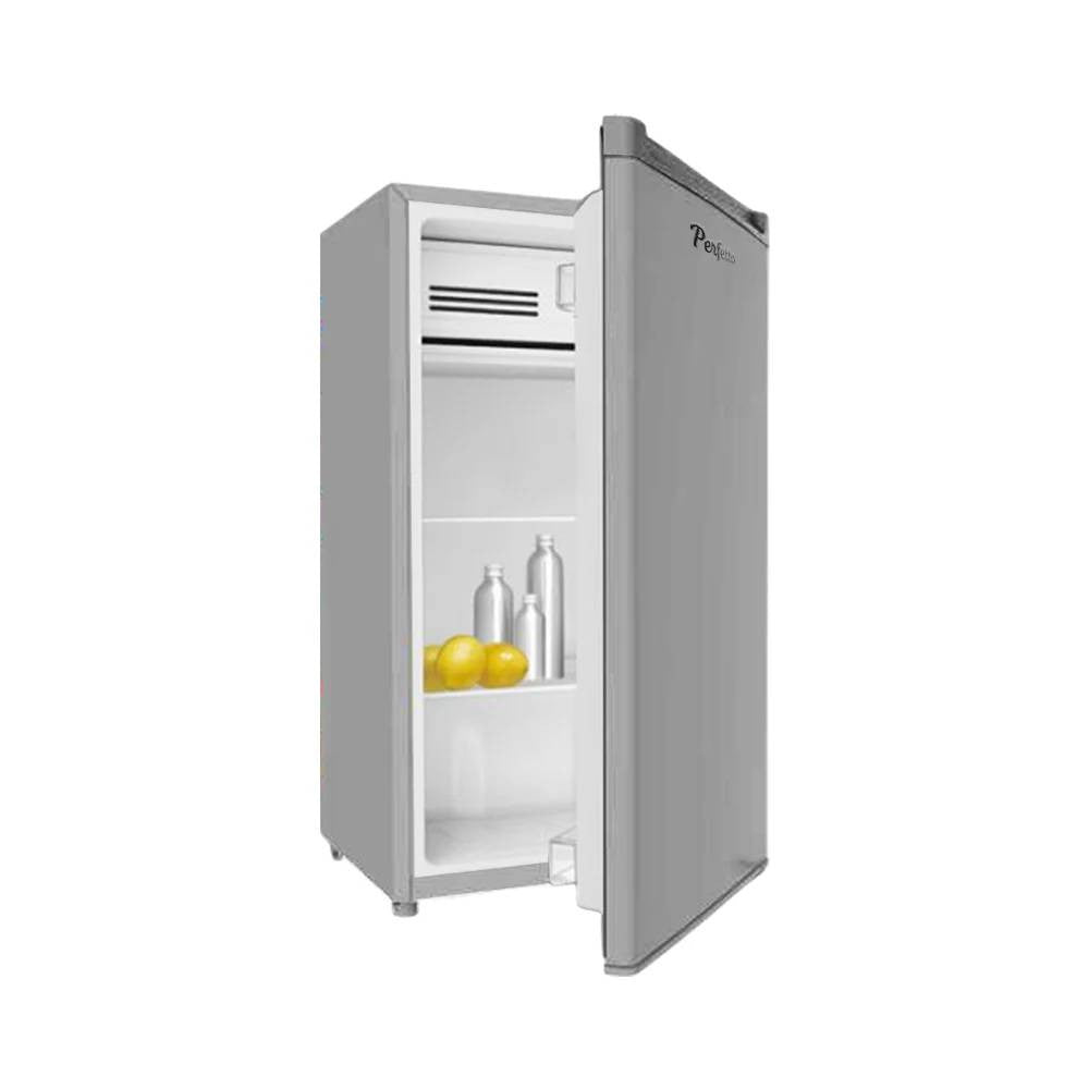 Perfetto 3.2 Cu.Ft Single Door Defrost Refrigerator Silver with Crisper Drawer & Mechanical Control | PRF1-90IX