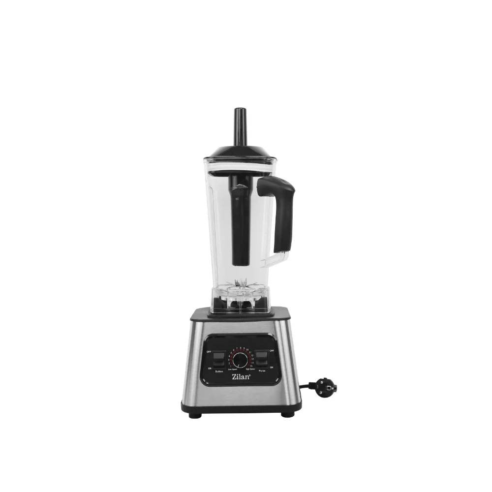 Zilan Professional Blender – 1100W, 2L Glass Bowl, 15 Speeds + Pulse, 3D Stainless Steel Blades | ZLN2785