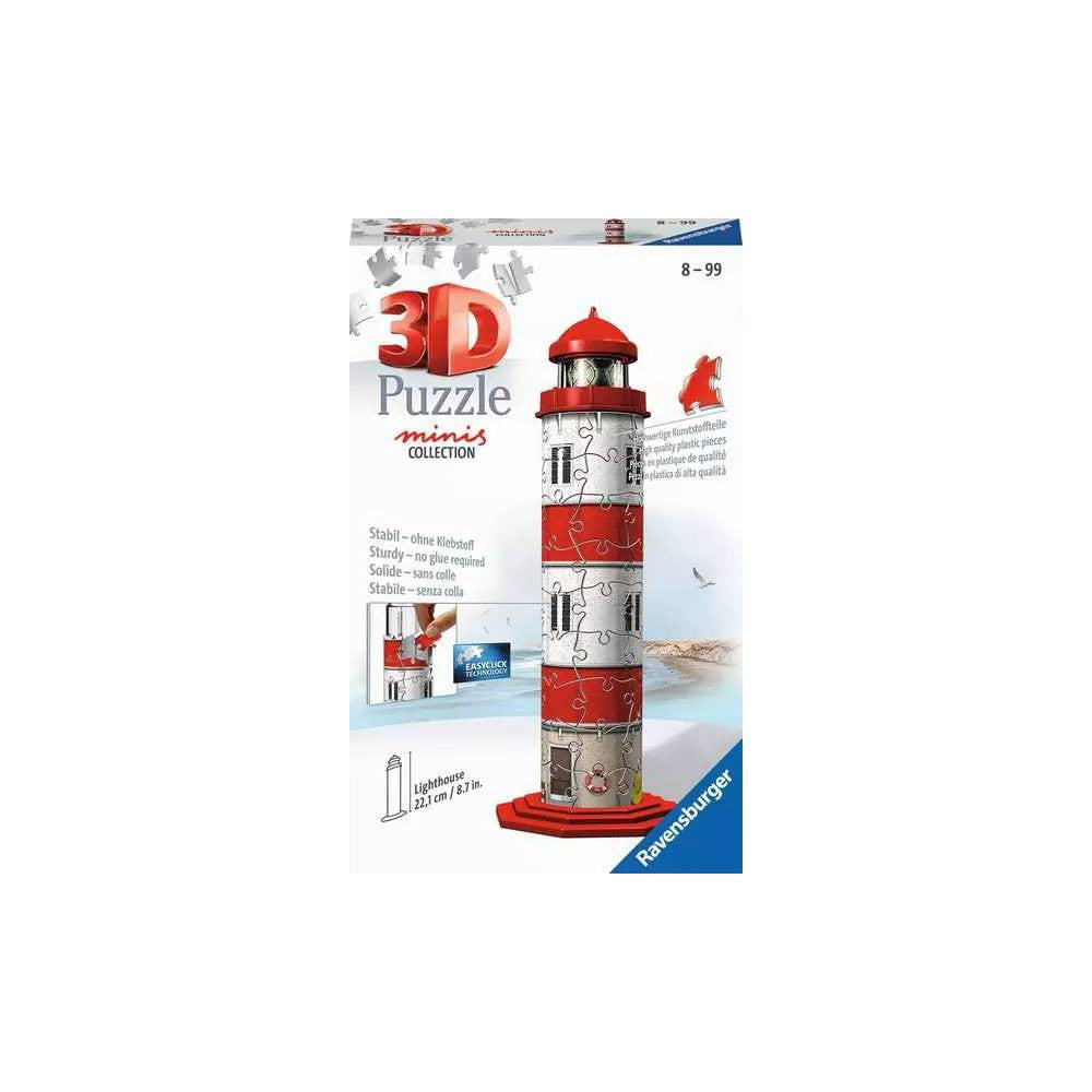 Ravensburger 3D Mini Lighthouse 54 قطع أحجية | RV11273-9
