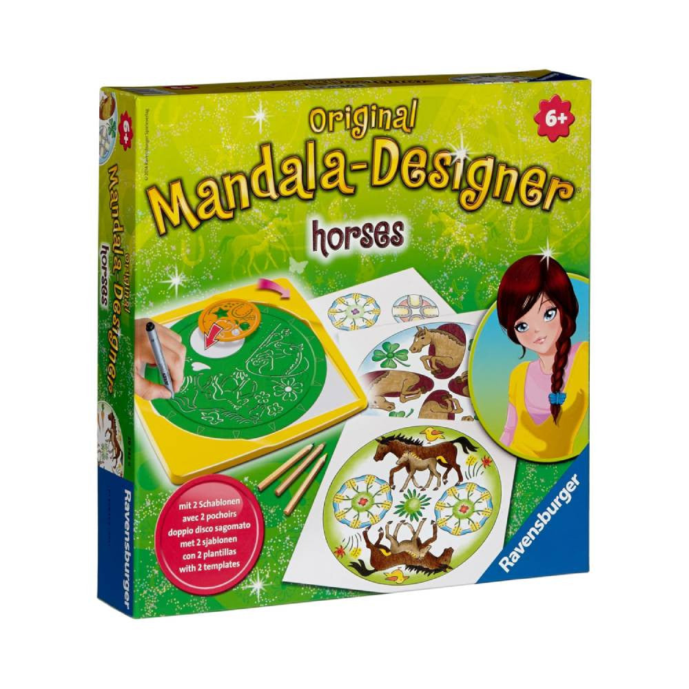 Ravensburger Mandala Designer Horses Drawing Kit | RV29742-9