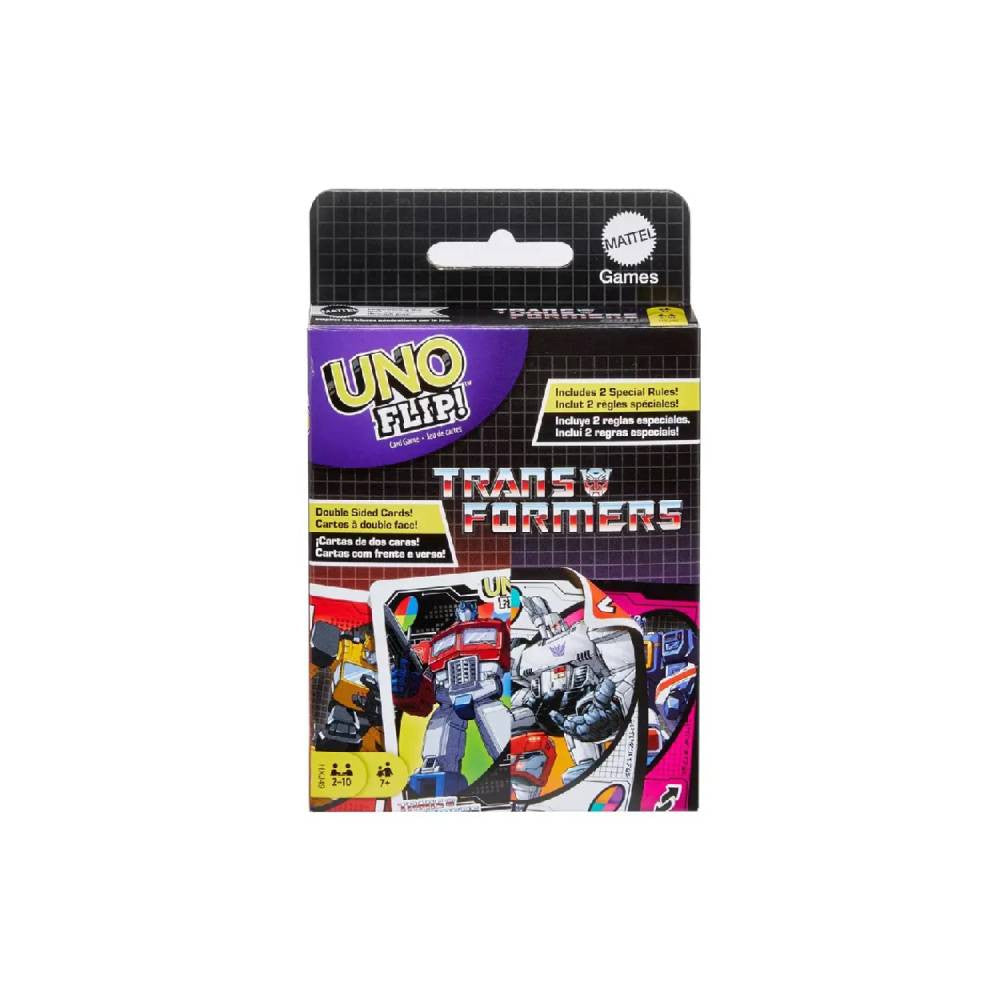 UNO Flip Transformers Card Game with Autobots & Decepticons | MTGMHXJ49