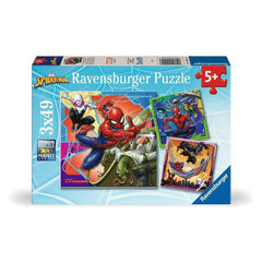 Ravensburger Marvel Spider-Man 3x49 Pieces Jigsaw Puzzle Set | RV12004115