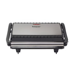 Beper Electric Grill, Non Stick Coating, Steel, 800W - Black | P101TOS003