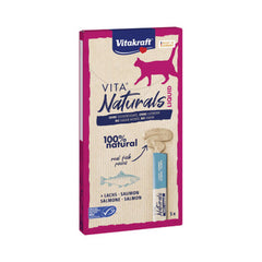 Vitakraft Vita Naturals Lickable Liquid Treat Tubes With Salmon 5 Tubes x 15g | N-5-S