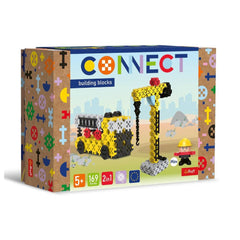 Trefl Connect رافعة شاحنة هيدروليكية 2 في 1، 169 قطعة بناء | 61971
