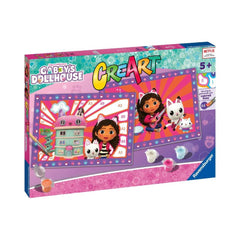Ravensburger CreArt Gabby’s Dollhouse Paint by Numbers Kit | RV23715-9