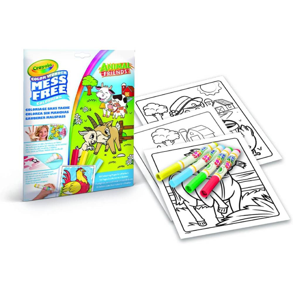 Crayola Color Wonder Animal Friends Coloring Set with Markers | CY752817