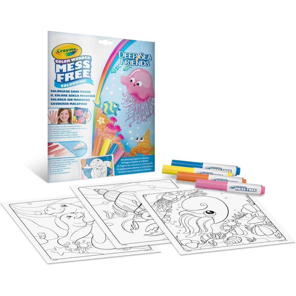 Crayola Color Wonder Sea Friends Foldalope Coloring Set with Markers | CY752667