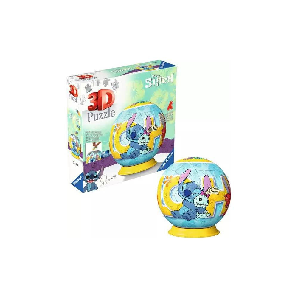 Ravensburger Disney Stitch 3D Puzzle Ball 72 Pieces | RV11596-9
