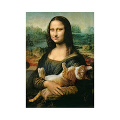 Trefl 500 Pcs Puzzle Mona Lisa and Purring Kitty | 37294