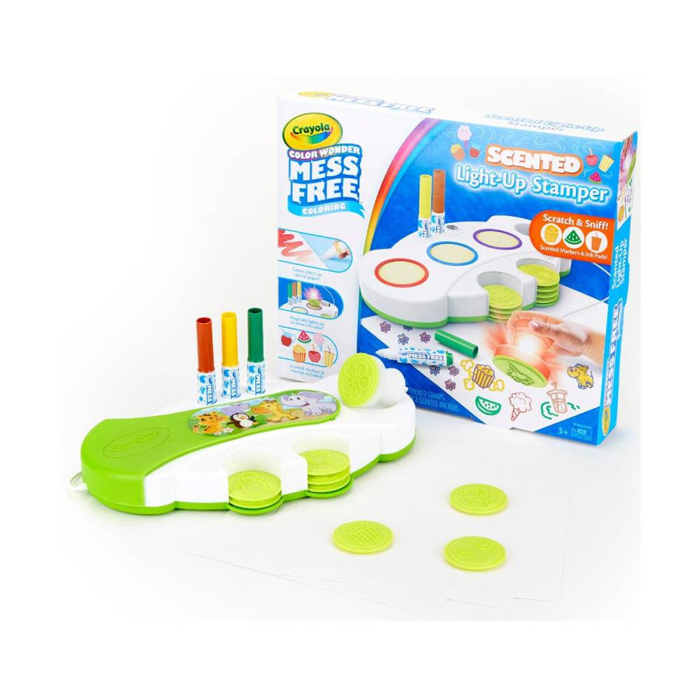 Crayola Color Wonder Magic Light-Up Stamper Set with Markers & Stamps | CY750275